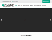 Tablet Screenshot of endesktech.com